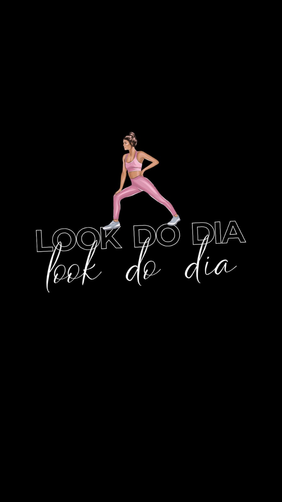 Figurinha fitness: Look do dia